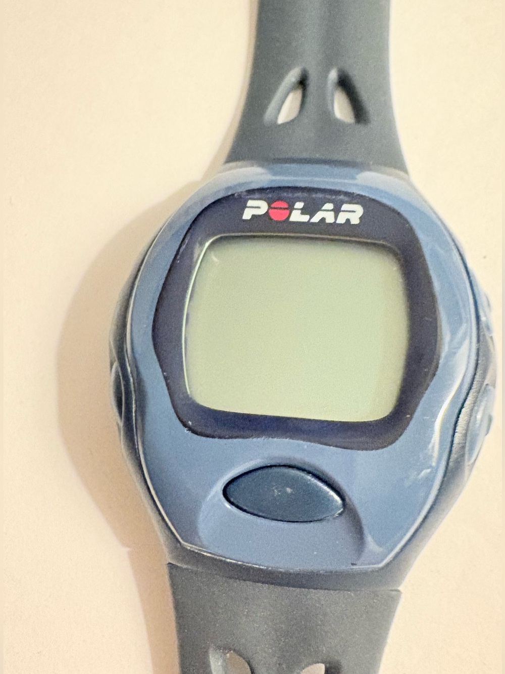 Polar Pulse Watch Heart Rate
Monitor Wristwatch Black/ Blue,  Water Resistant